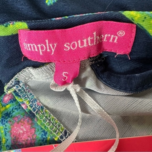 NWT Simply Southern Sea Turtle Maxi Dress. Size Small - Picture 9 of 9